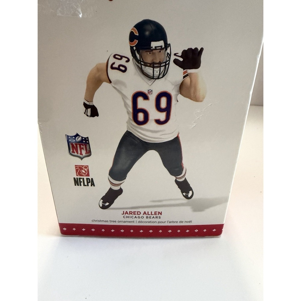 Hallmark Keepsake Jared Allen Chicago Bears NFL Christmas Ornament #69 Boxed